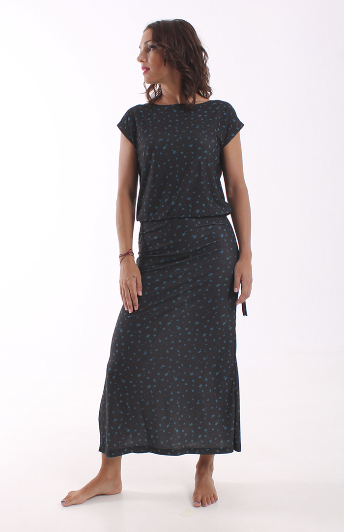 Vestido XIRA banakc canard 3 copia