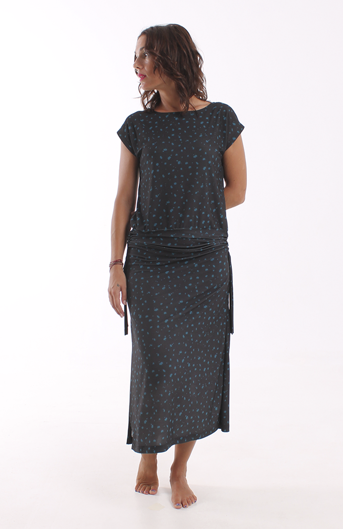 Vestido XIRA banakc canard 5 copia