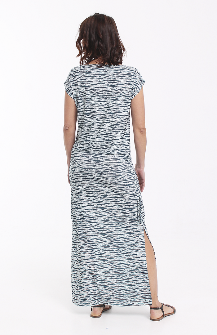 Vestido XIRA print blanco+azul 2 copia