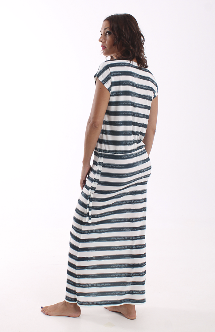 Vestido XIRA raya azul 2 copia