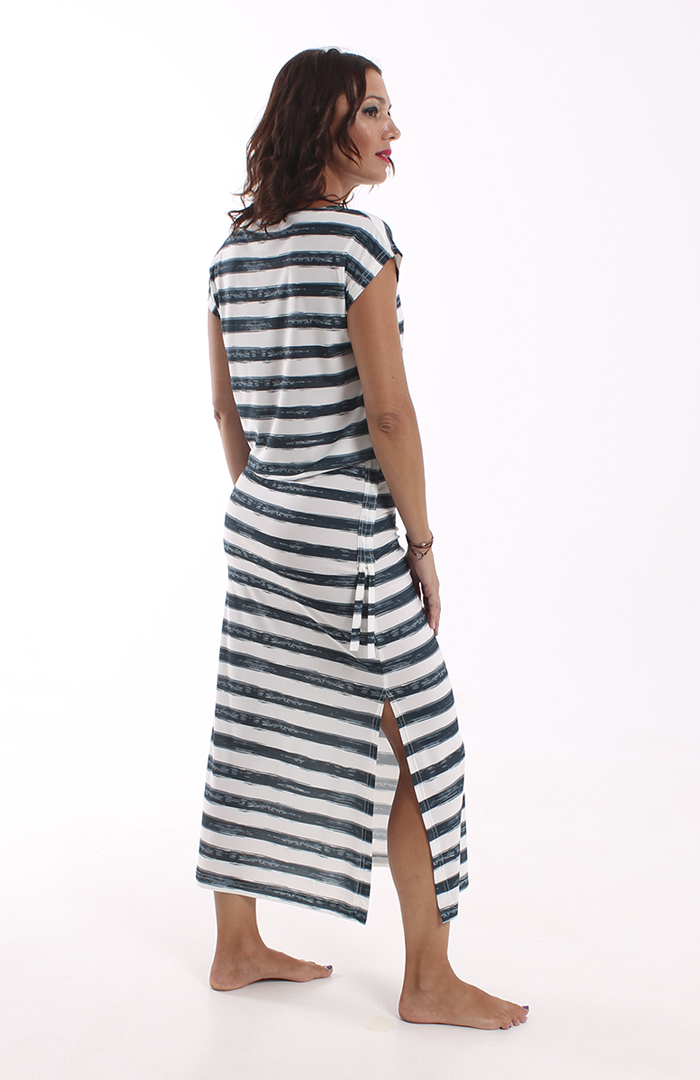 Vestido XIRA raya azul 4 copia