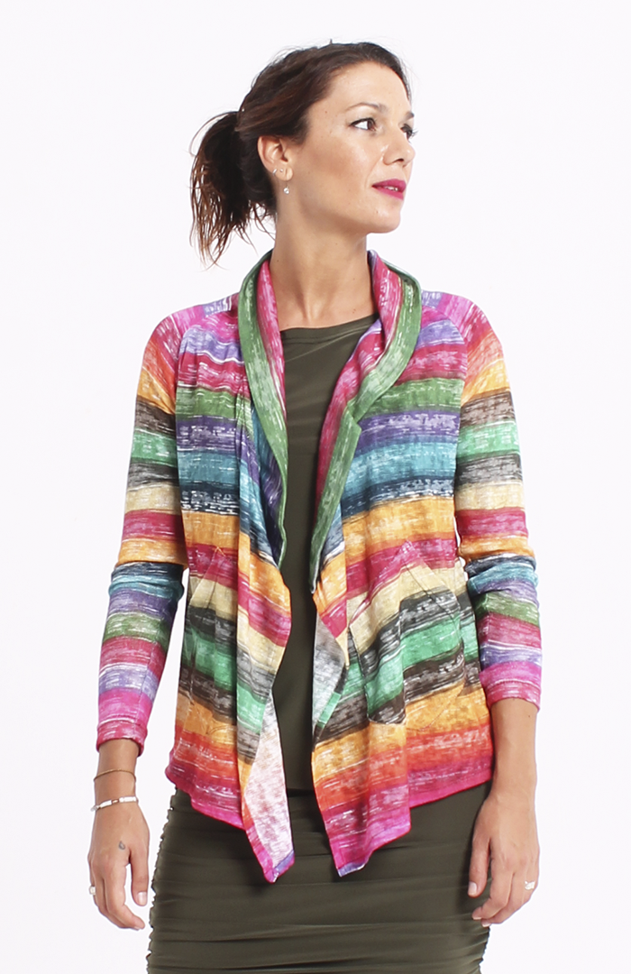 CHAQUETA KOKÚ rayas color 1