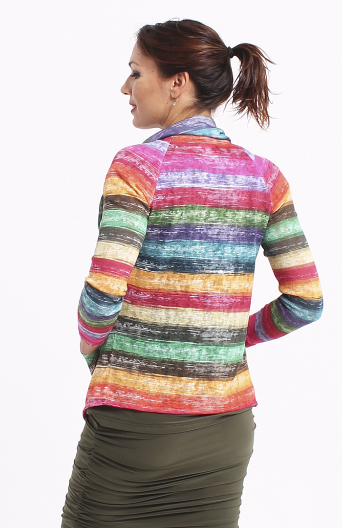 CHAQUETA KOKÚ rayas color 2