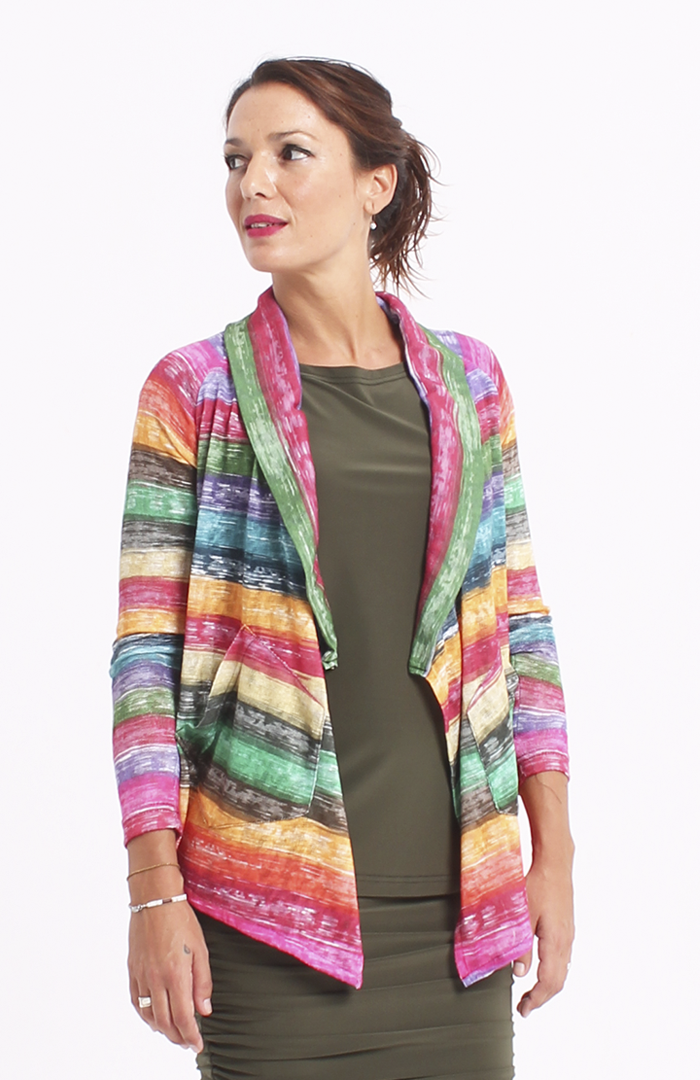 CHAQUETA KOKÚ rayas color 4