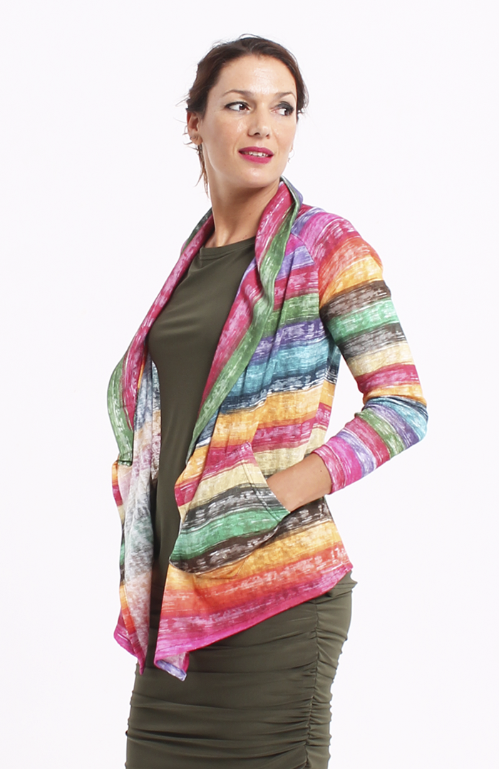 CHAQUETA KOKÚ rayas color 5