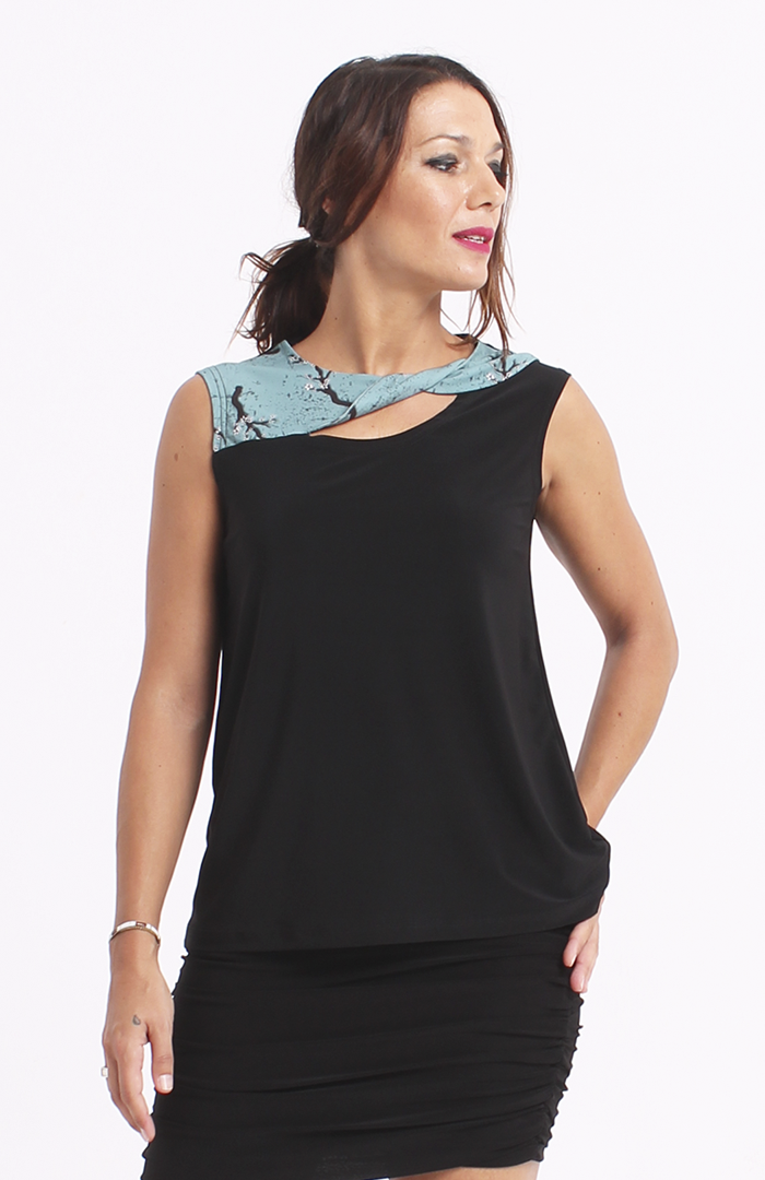 TOP ELIA negro sakura canard 1