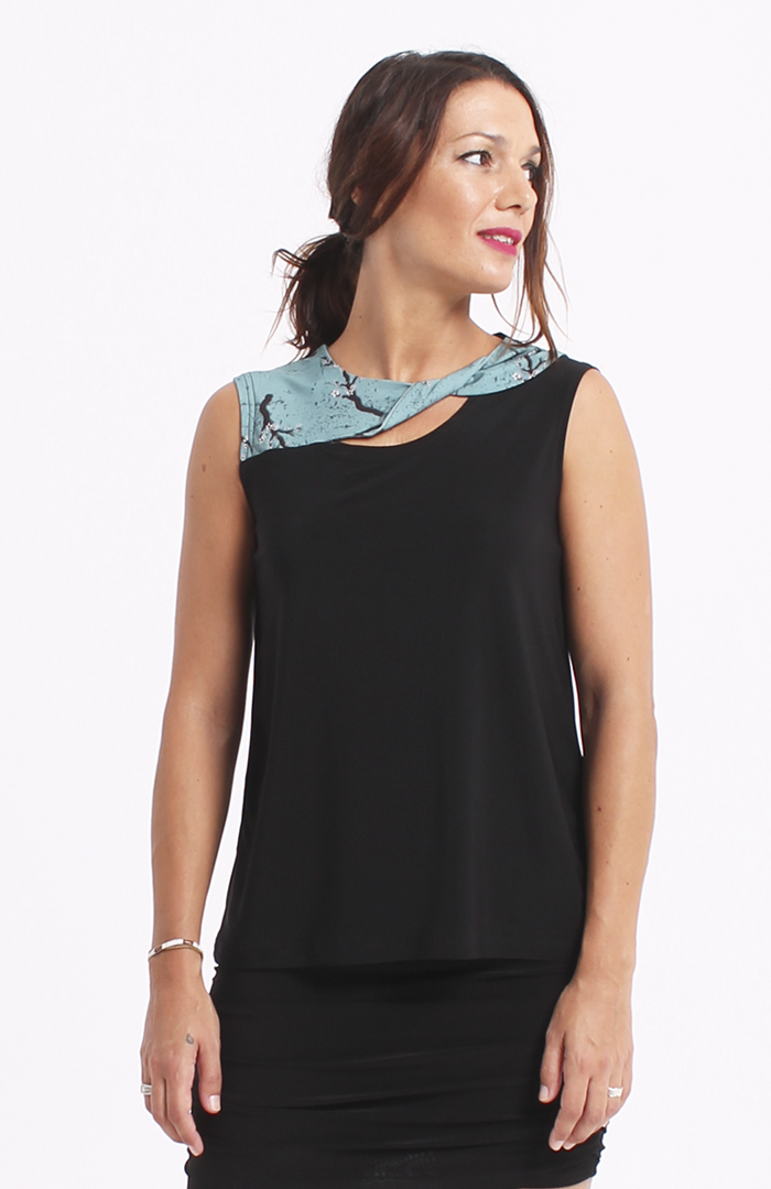 TOP ELIA negro sakura canard 3