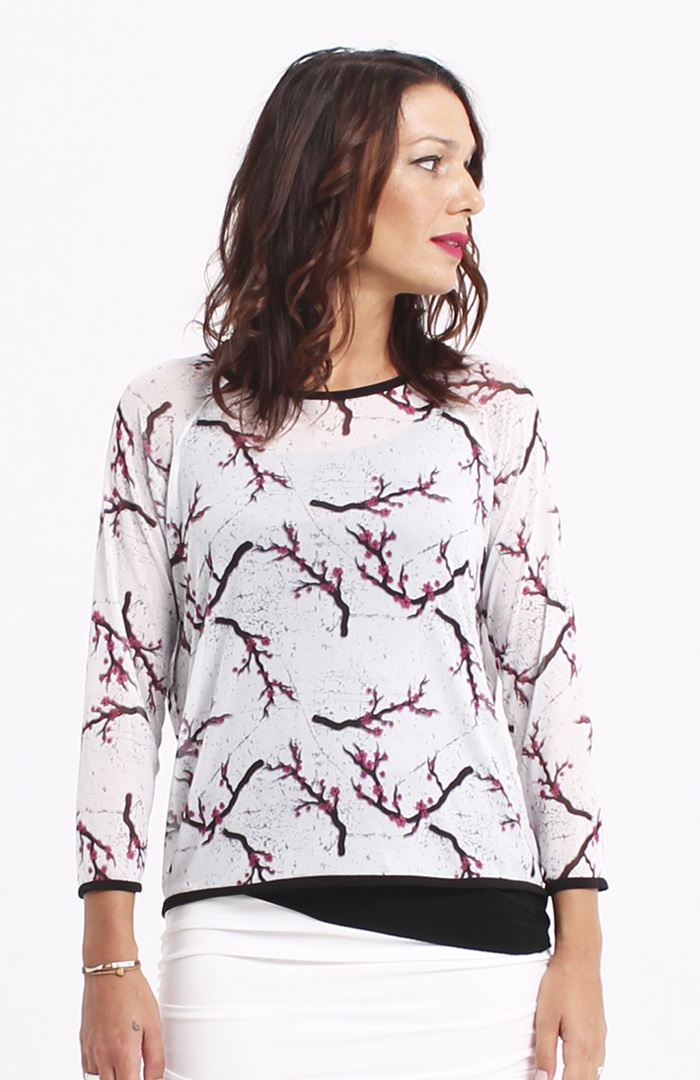 Top YOKO.T sakura blanco 1