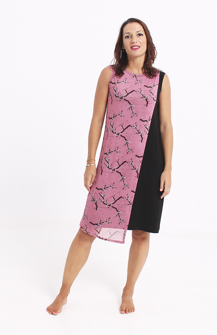 VESTIDO DAYANA sakura rosa 4